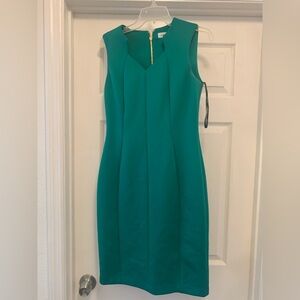 Calvin Klein green dress